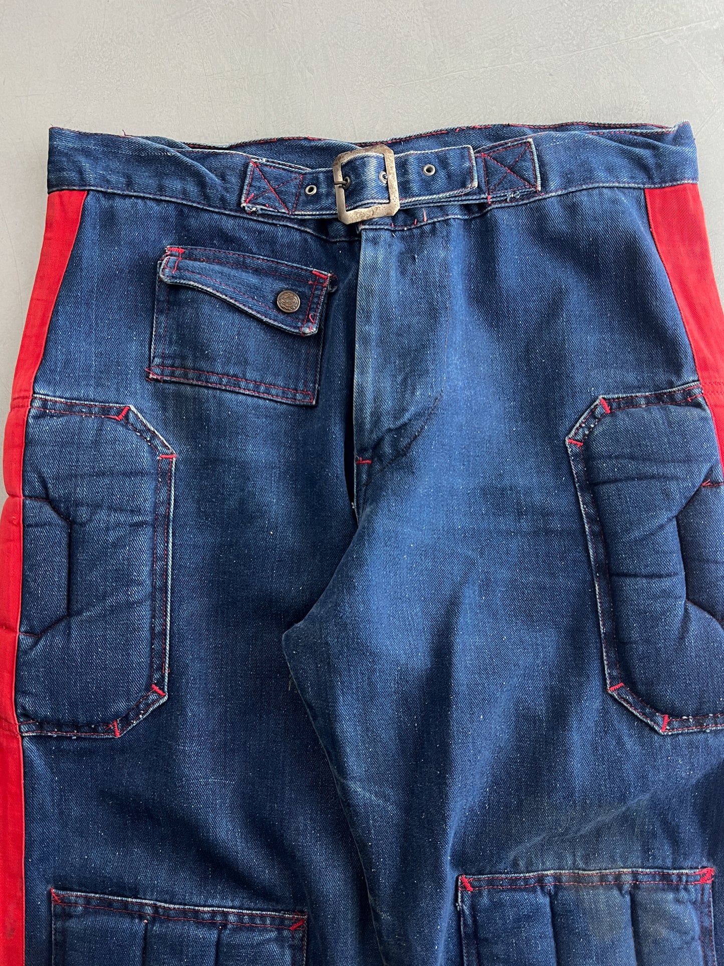 70's Denim Motorcross Pants [34"]