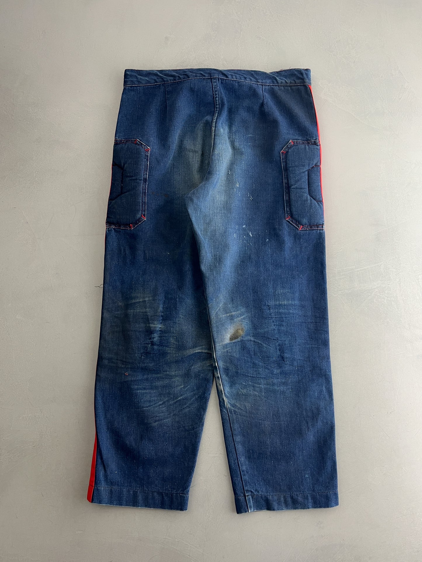 70's Denim Motorcross Pants [34"]