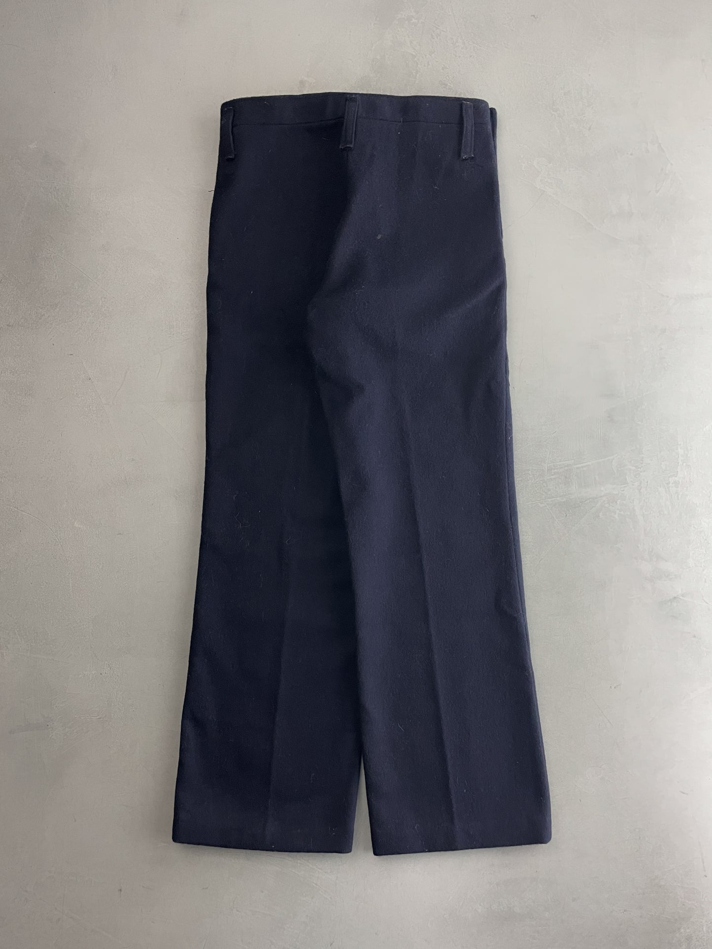 50's Navy Wool Pants [30]