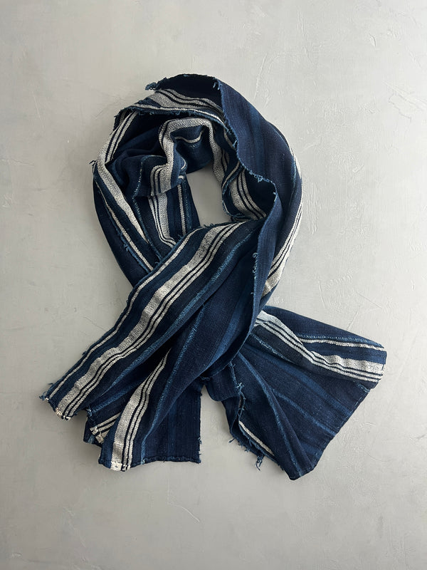 African Indigo Mudcloth Blanket
