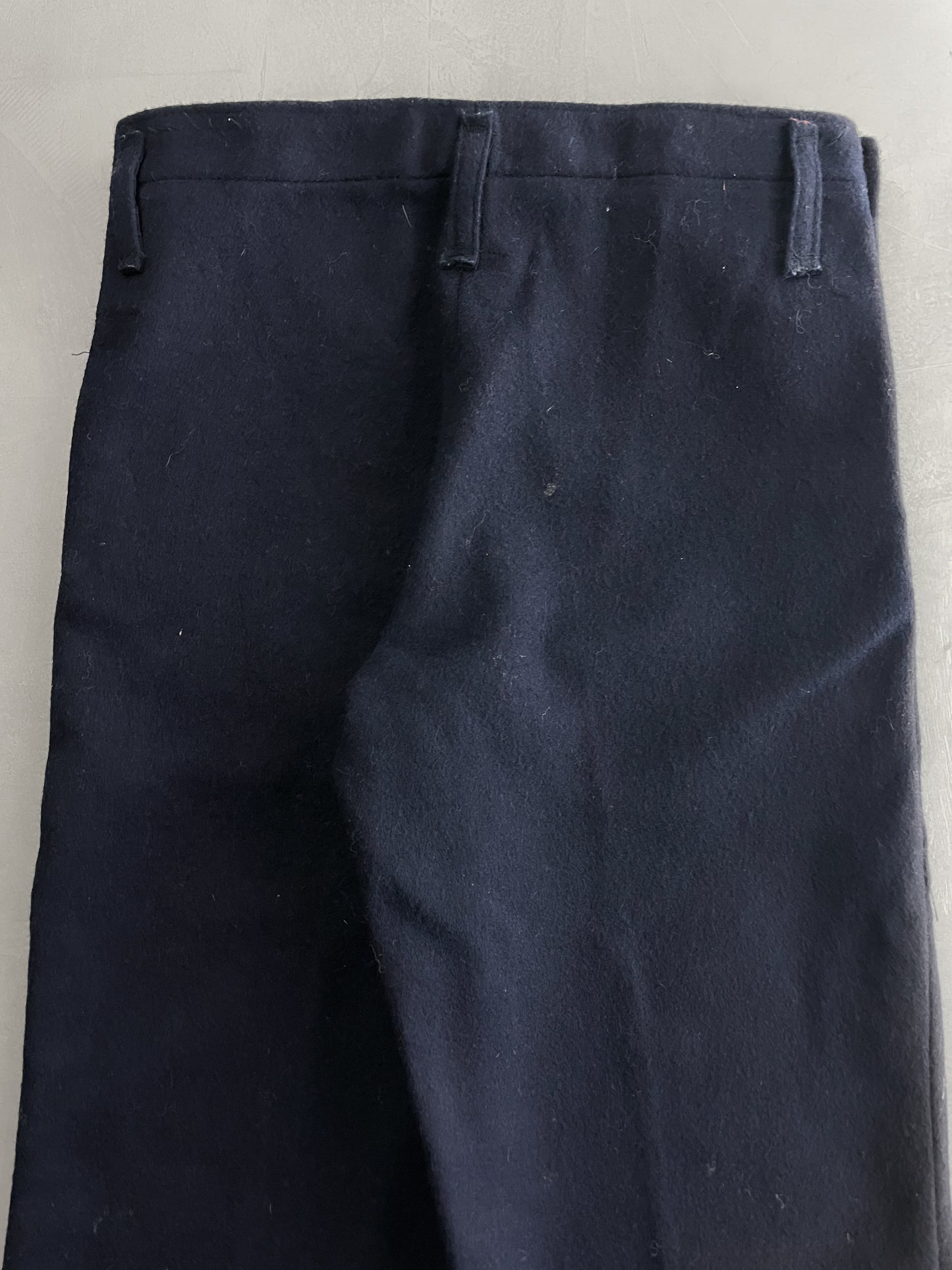 50's Navy Wool Pants [30]