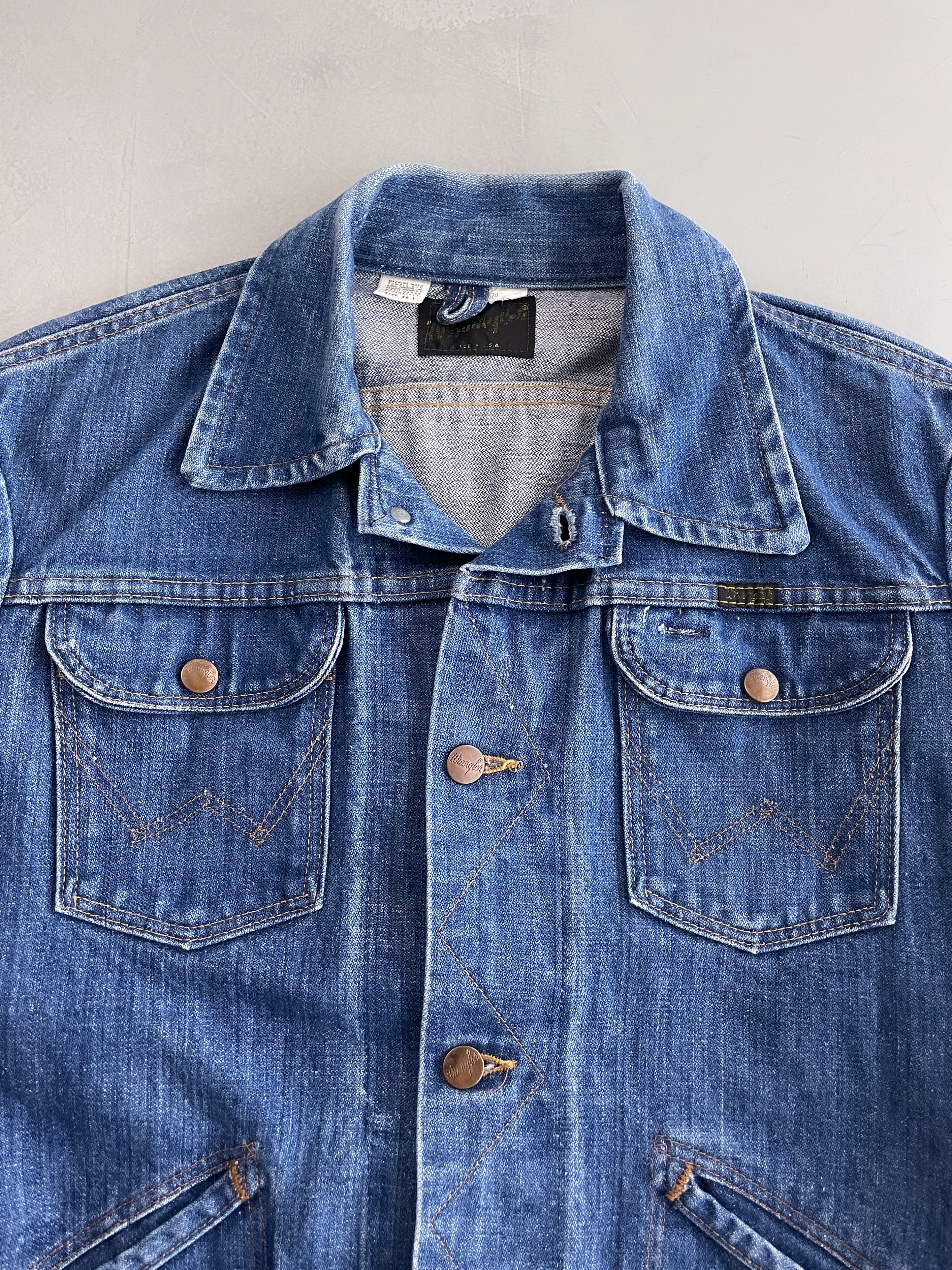 Vintage 70s Wrangler 126MJ orders Denim Jacket