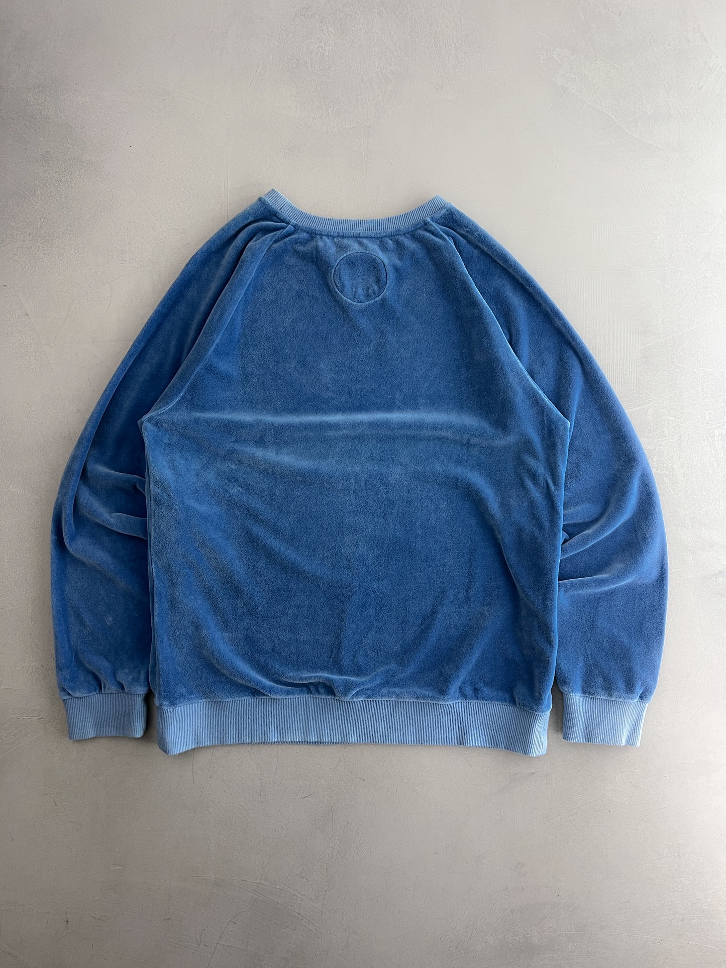 Blue Blue Japan Indigo Dyed Velour Sweatshirt [L]