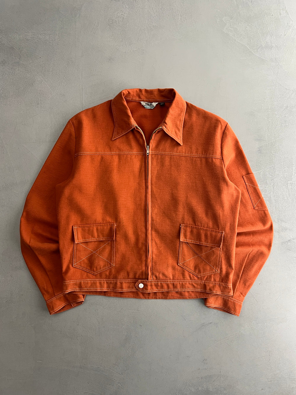 70's Cotton Buckle-Back Jacket [M]