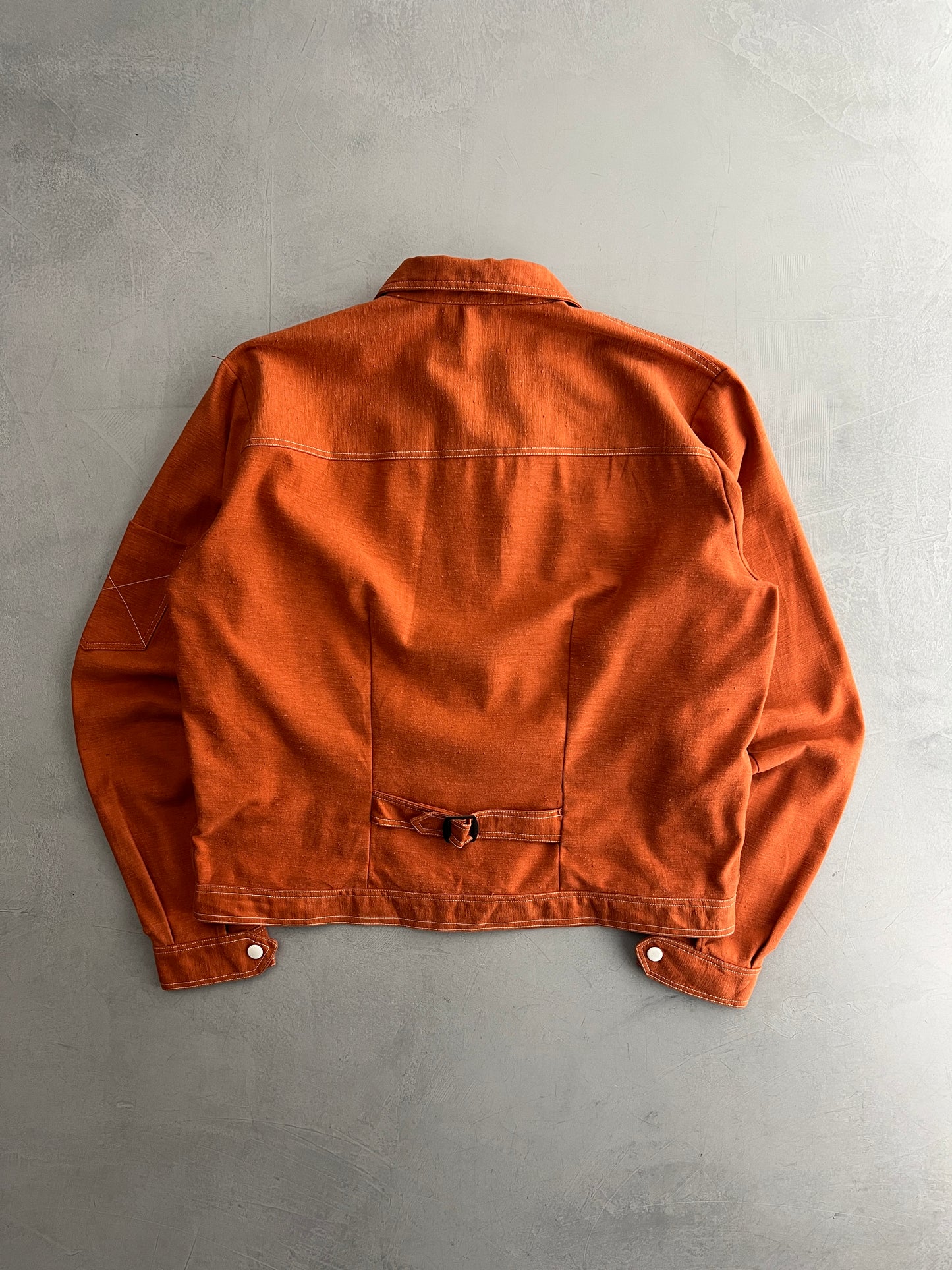 70's Cotton Buckle-Back Jacket [M]