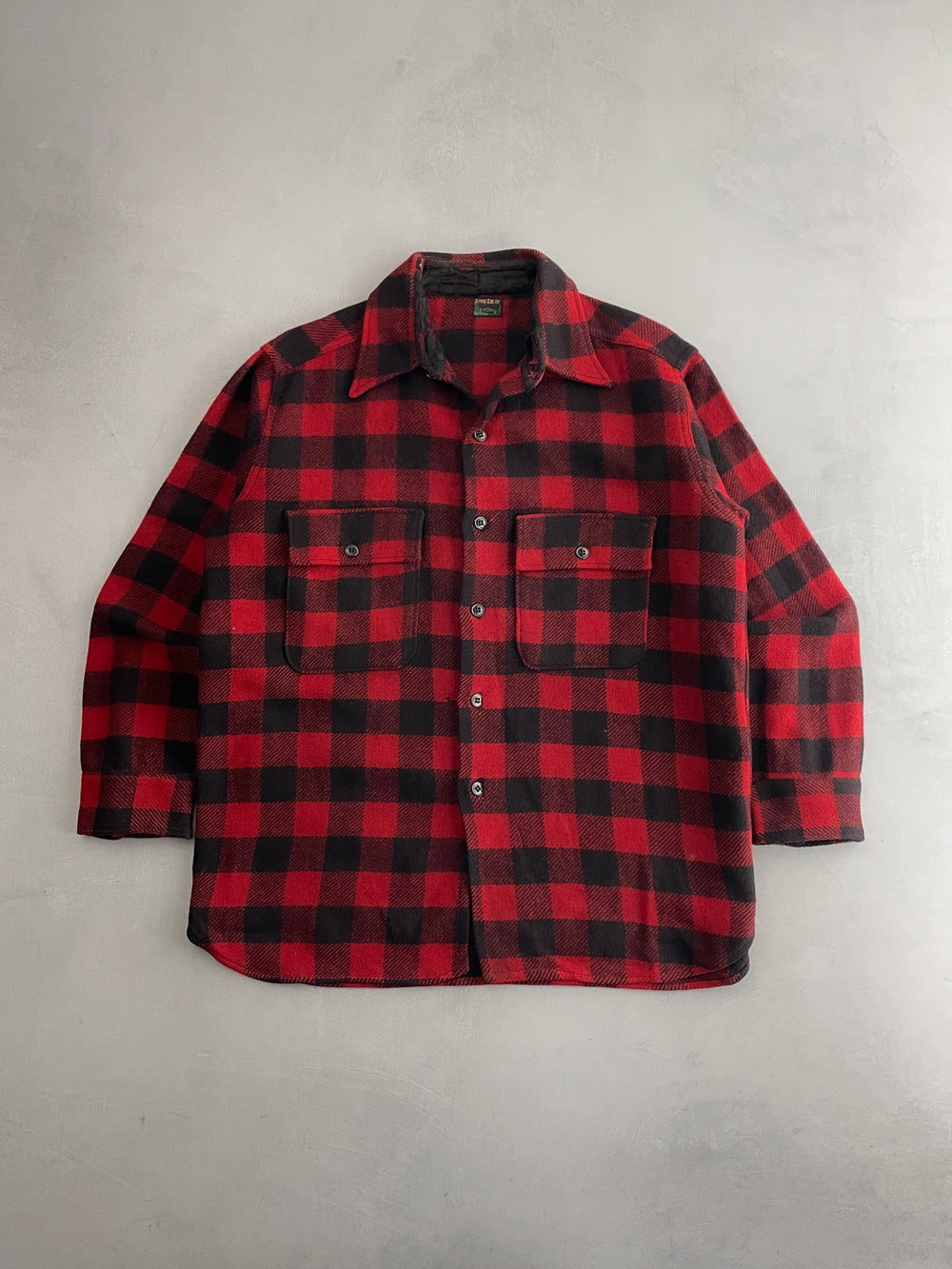 50's Pine Crest Buffalo Check Shirt [L]