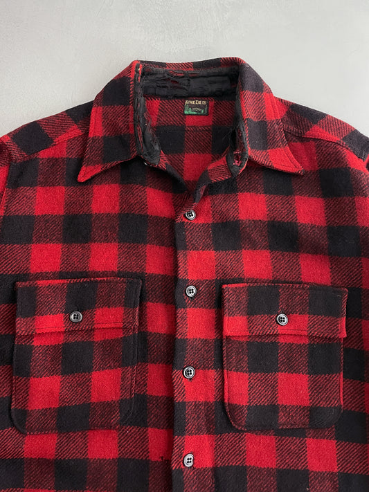 50's Pine Crest Buffalo Check Shirt [L]