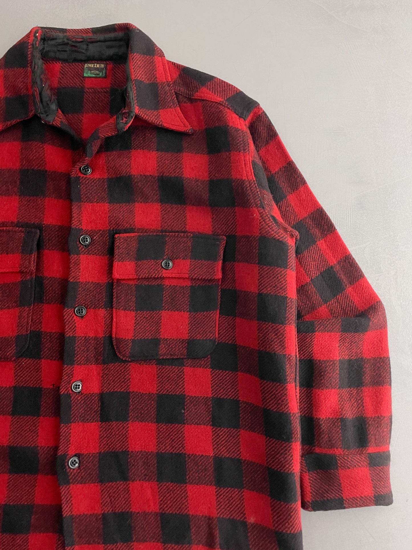 50's Pine Crest Buffalo Check Shirt [L]