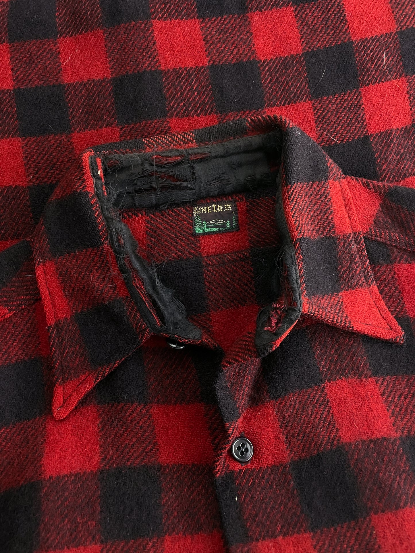 50's Pine Crest Buffalo Check Shirt [L]