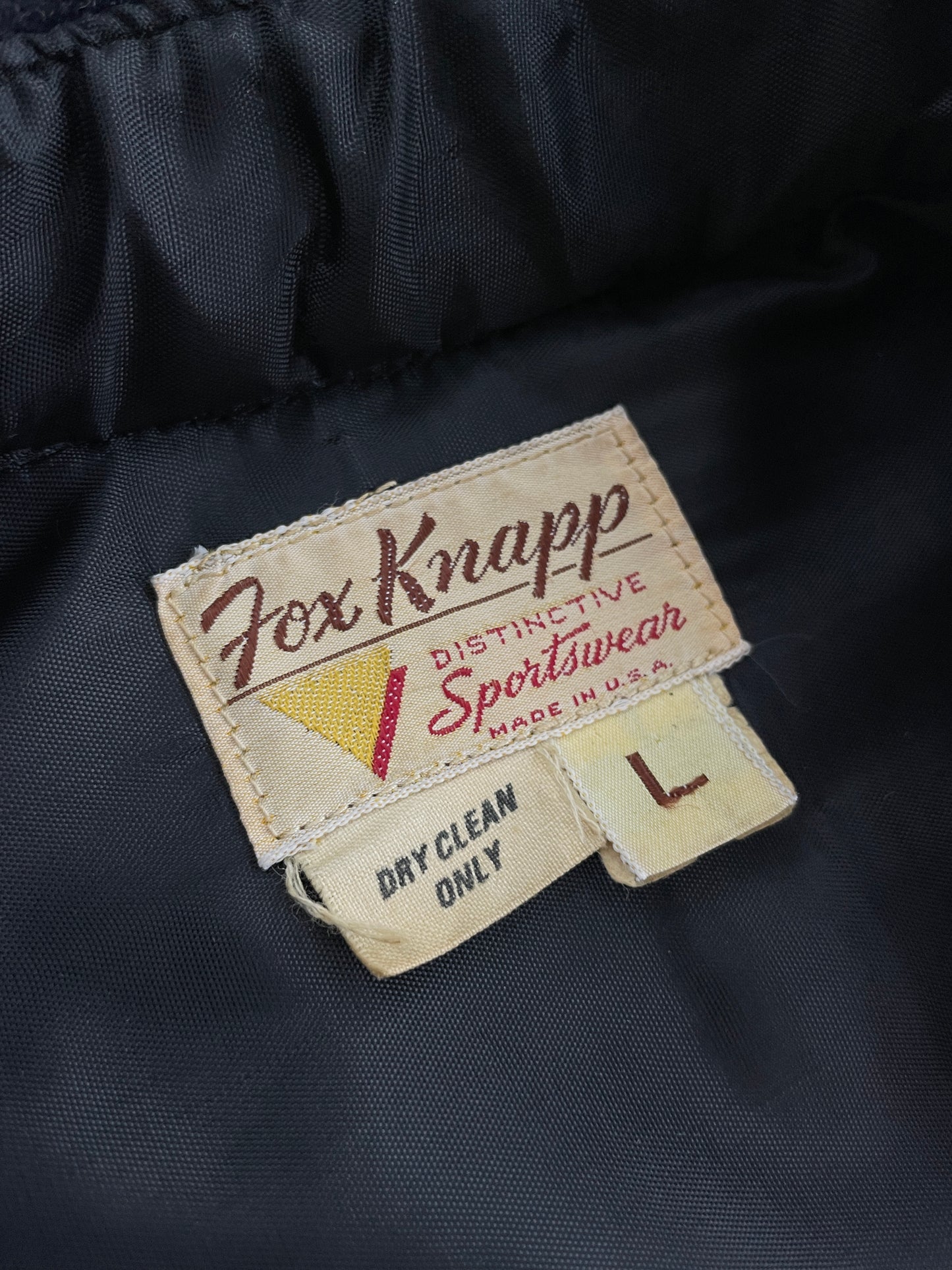 70's Fox Knapp Wool Overshirt [L]