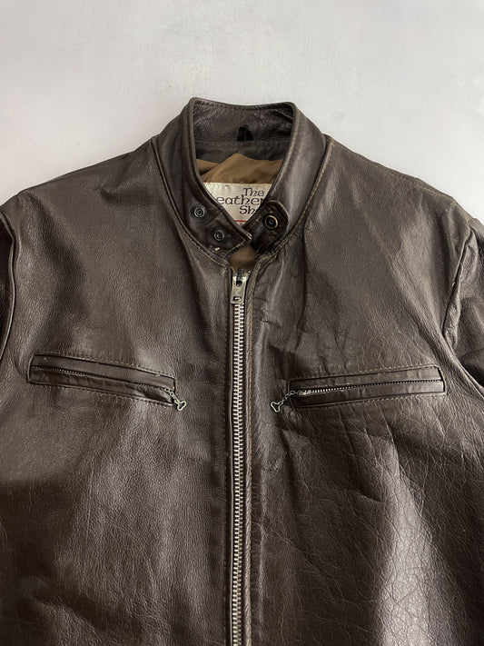 70's Sears Leather Jacket [M]