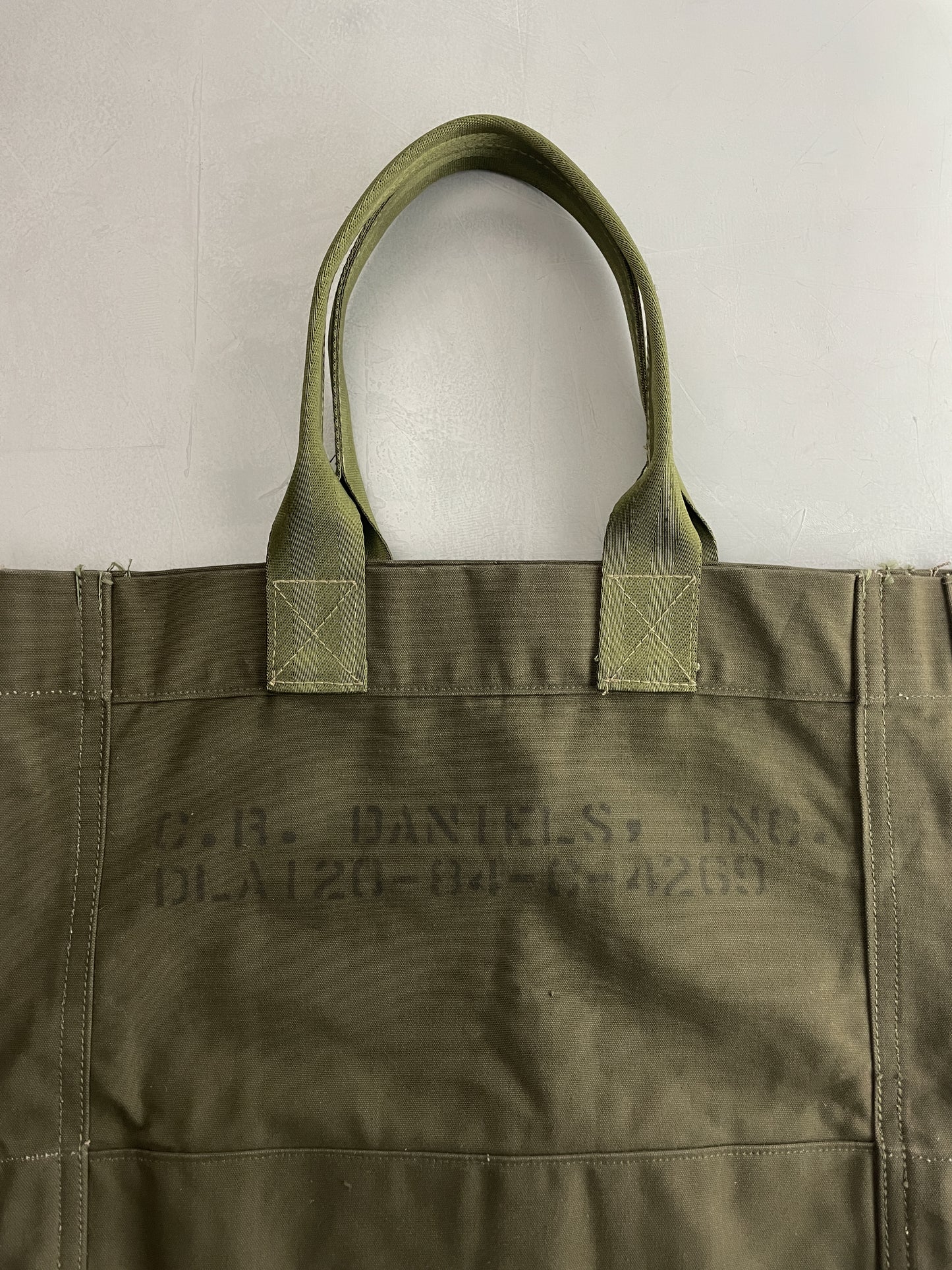 Re-Worked Military Canvas Bag