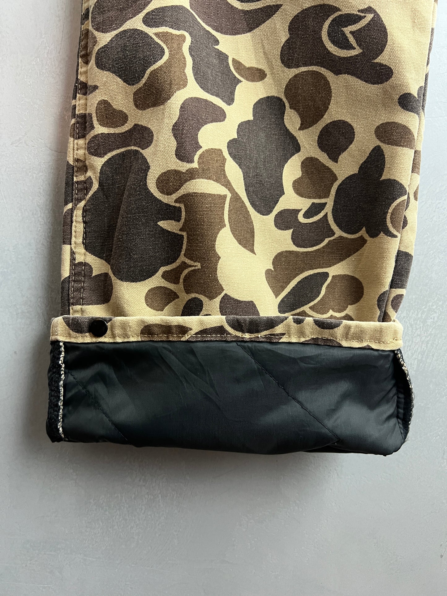 Quilted Duck Camo Hunting Pants [34"]