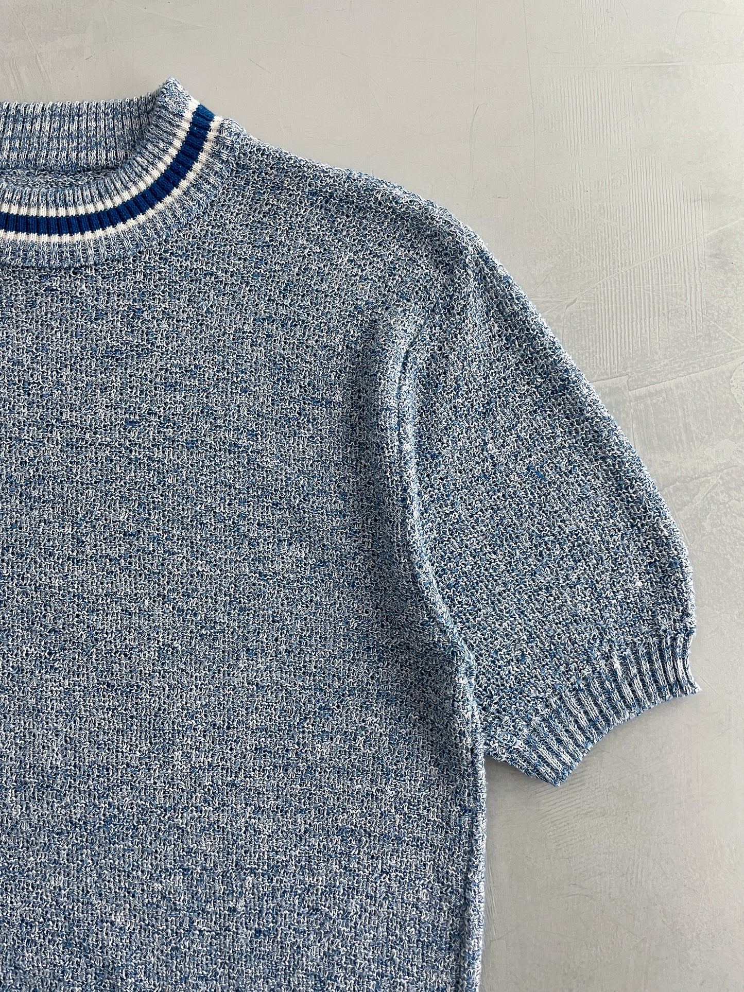 60's Van Dyke Knitted Shirt [L]