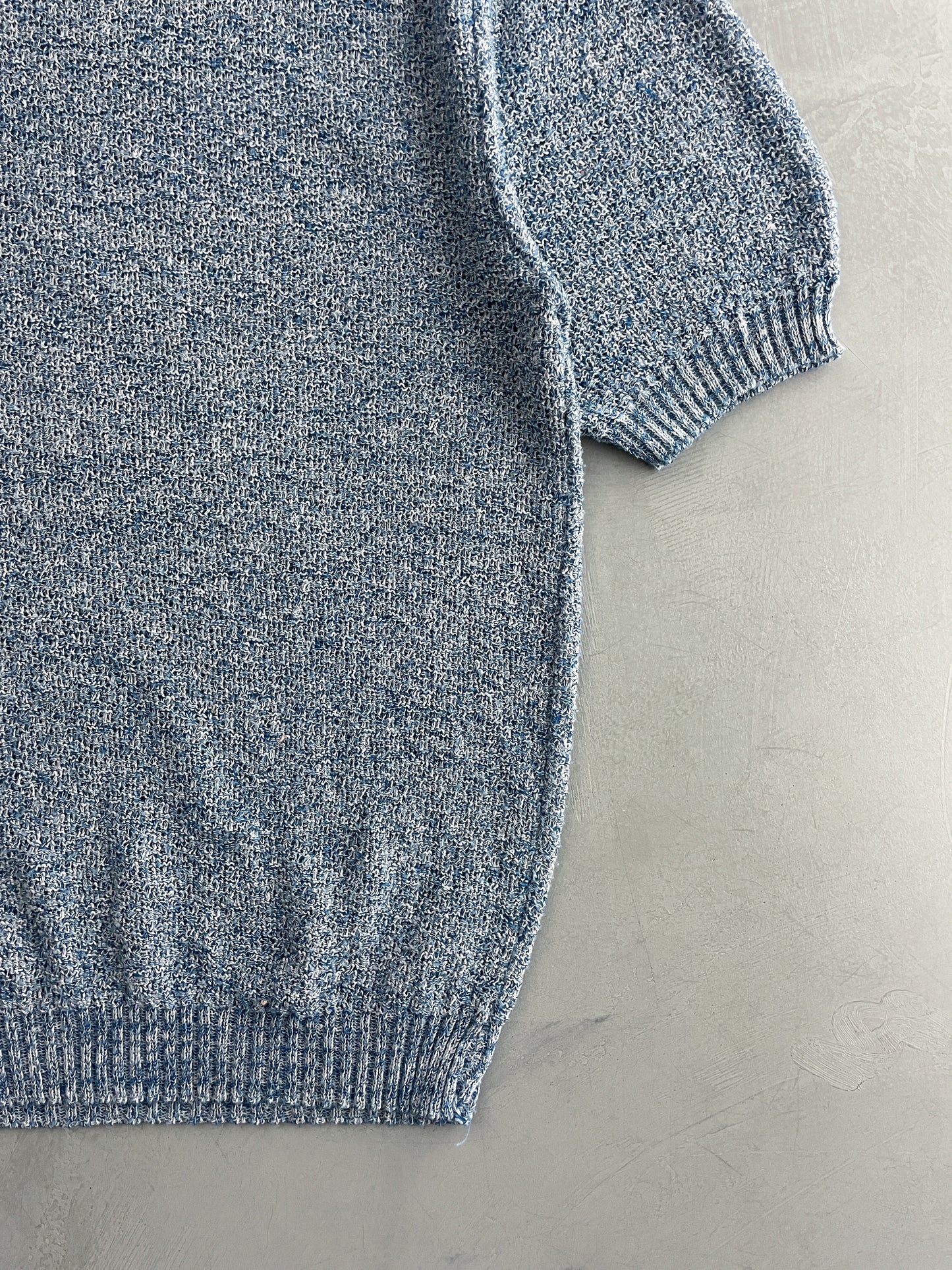 60's Van Dyke Knitted Shirt [L]