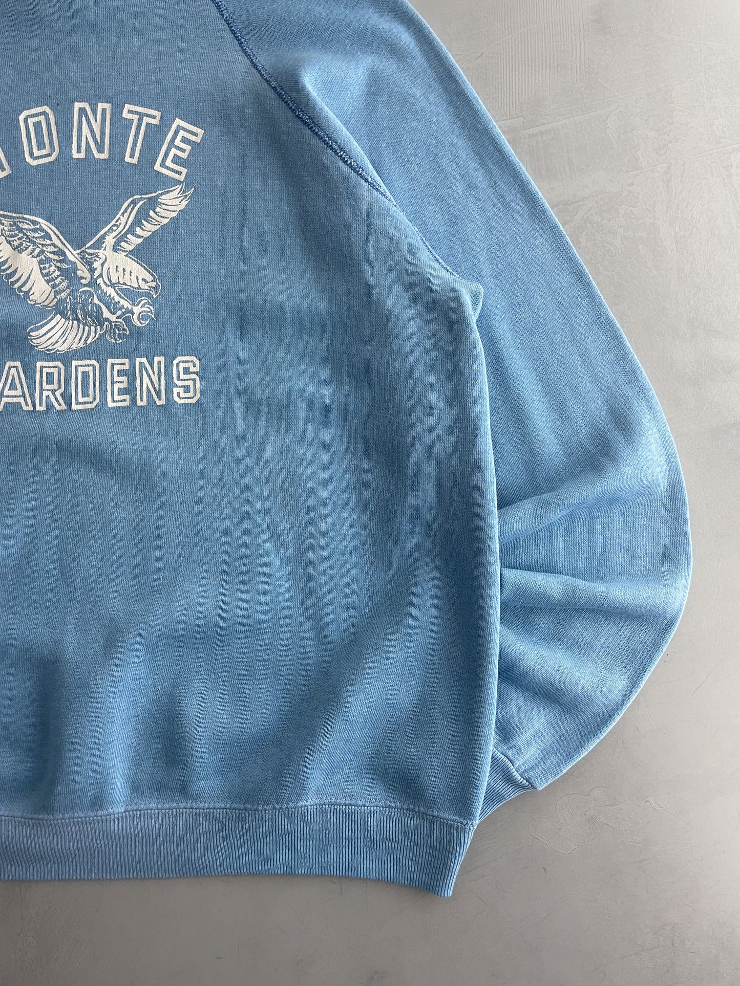 70's Faded Monte Gardens Raglan Sweatshirt [L]