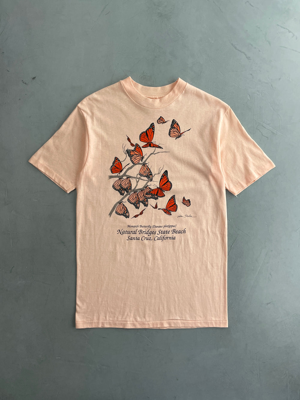 80's Monarch Butterfly Tee [L]