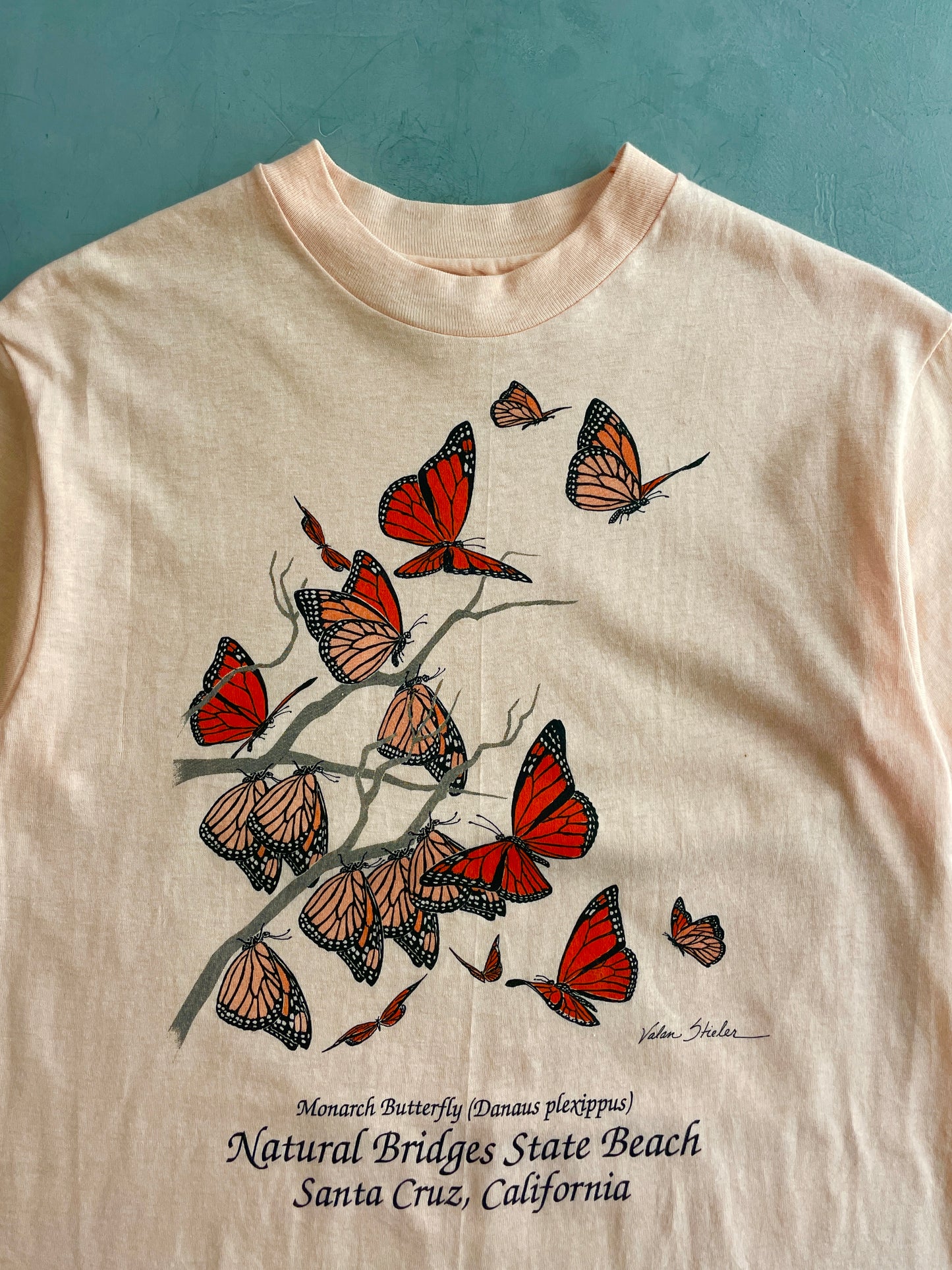 80's Monarch Butterfly Tee [L]