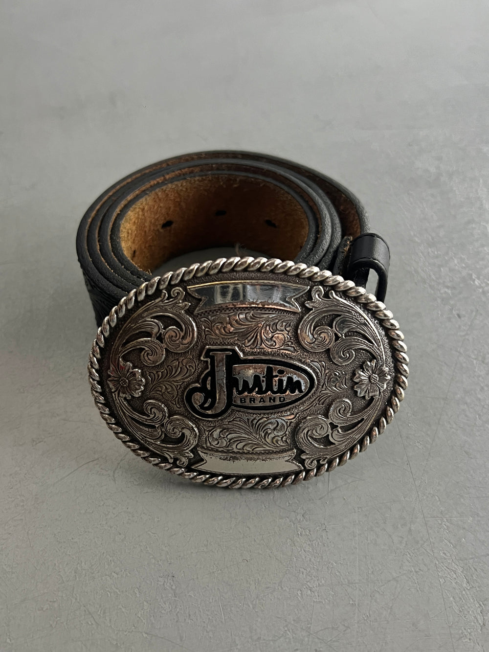 Hand-Tooled Justin Belt [38"-42"]