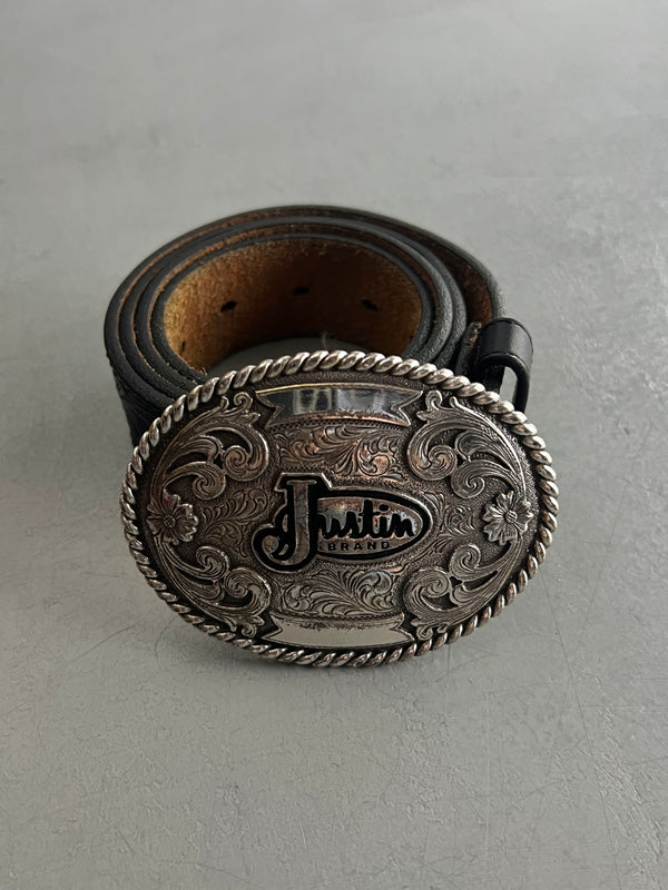 Hand-Tooled Justin Belt [38"-42"]