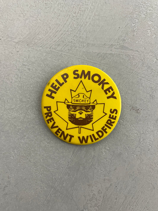 Smokey The Bear Badge