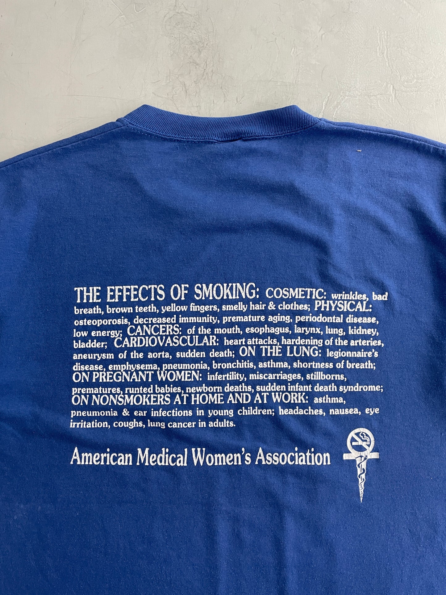 80's 'Smoking Is Dumb' Tee [L]