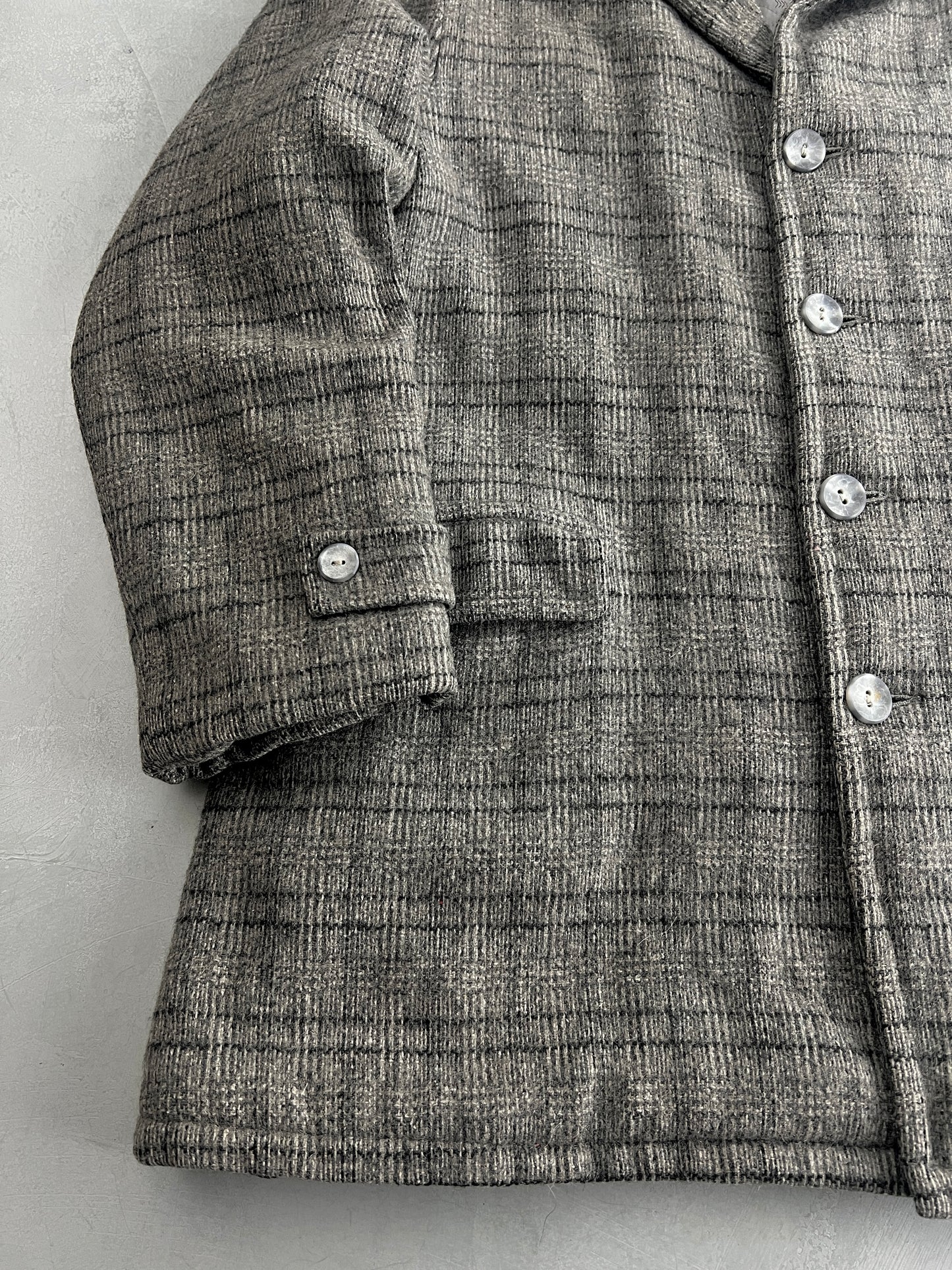 60's Campus Wool Coat [L]