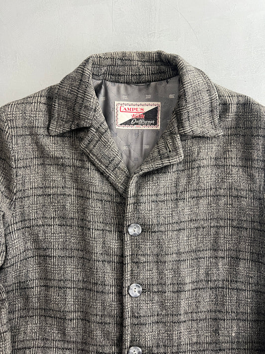 60's Campus Wool Coat [L]