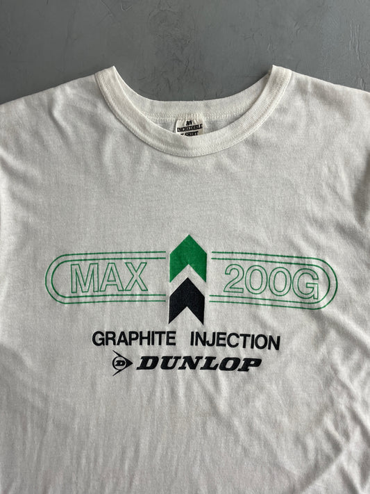 80's Dunlop Graphic Injection Tee [XL]