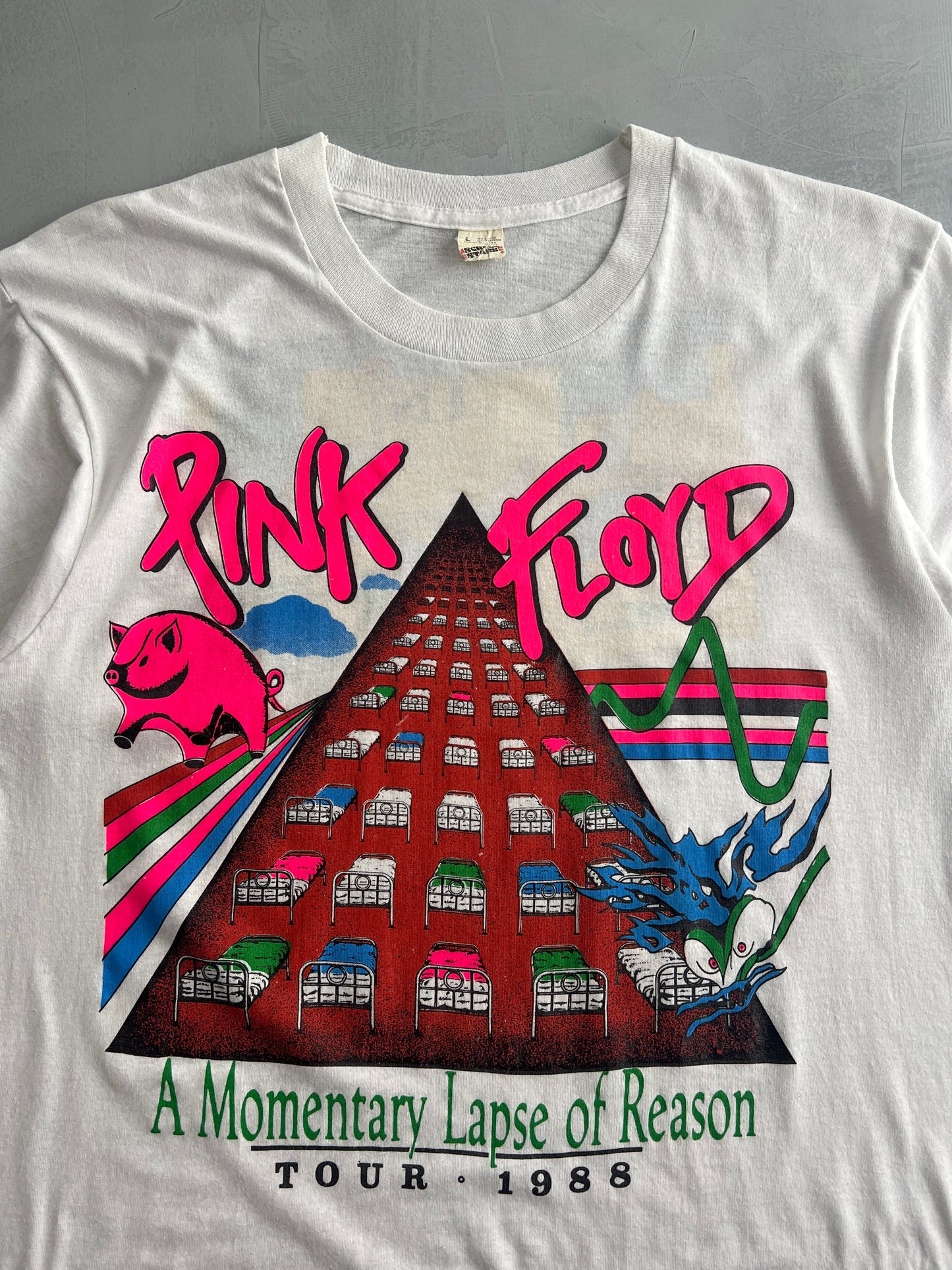 '88 Pink Floyd 'A Momentary Lapse Of Reason' Tour Tee [M/L]