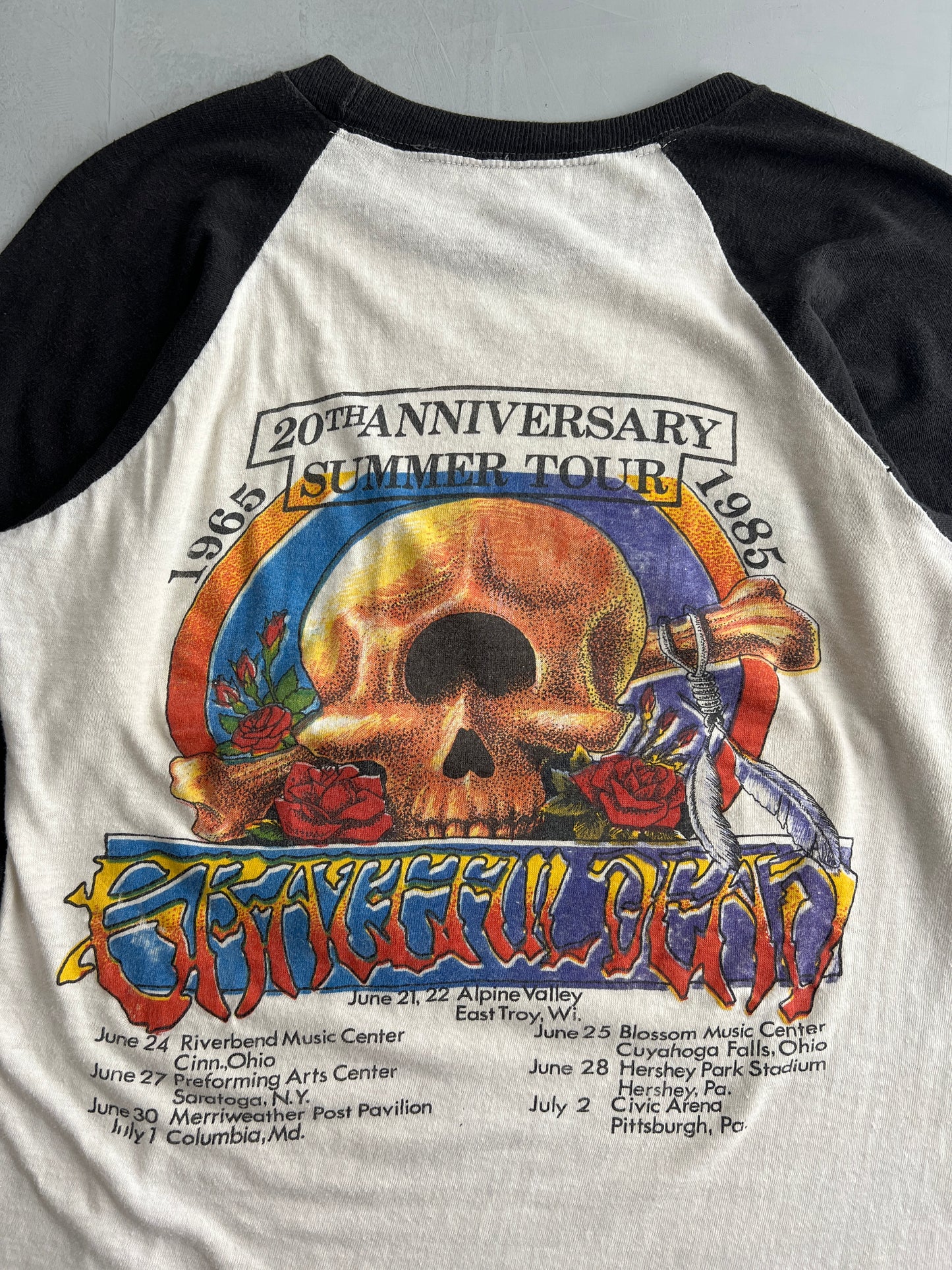 '85 Grateful Dead '20th Anniversary' Raglan [M]