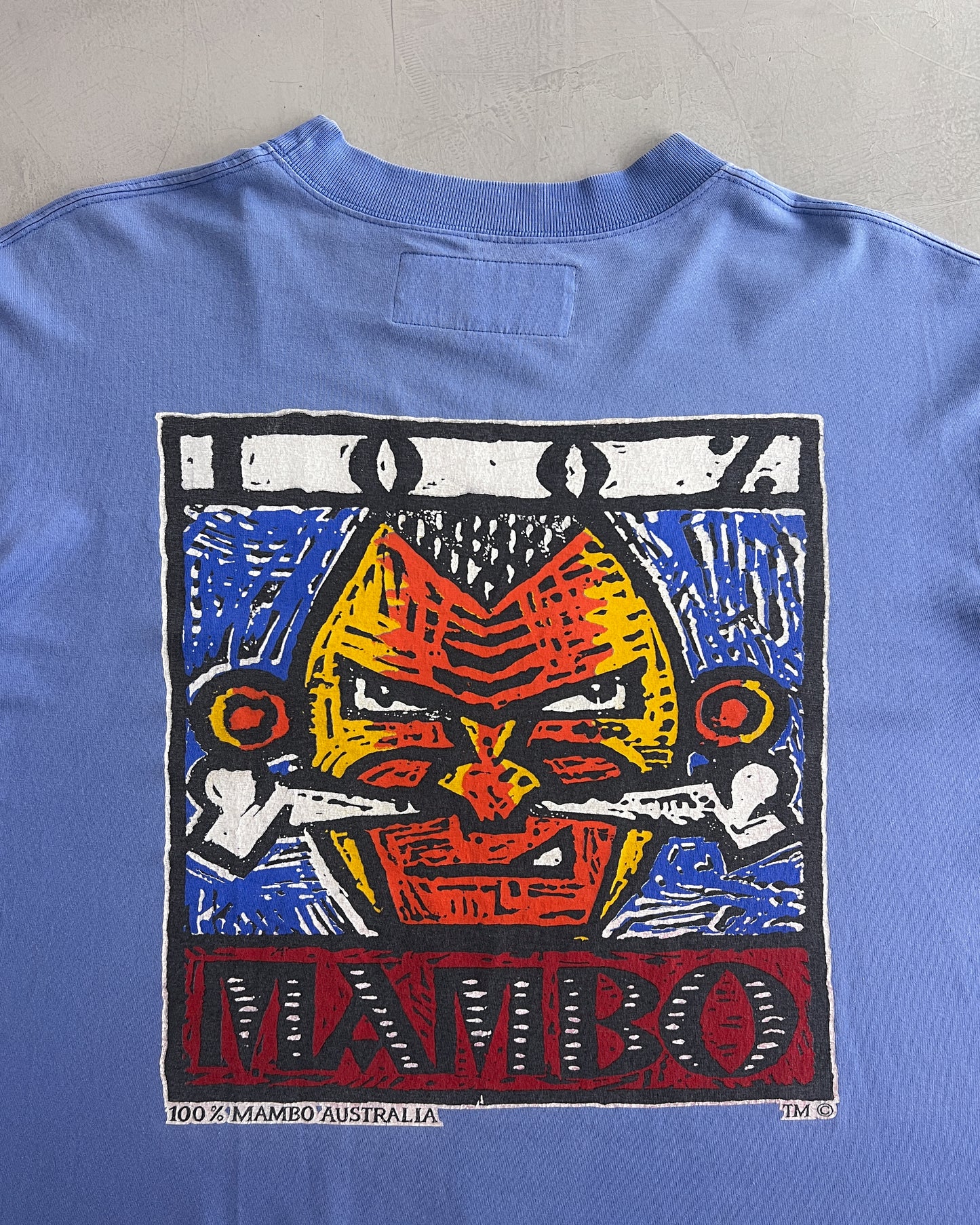 Late 80's / Early 90's Mambo Angry Man Tee [XL]