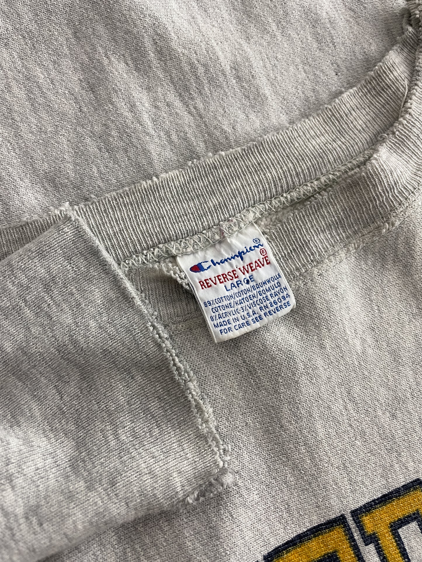 Made in USA Champion Reverse Weave Sweatshirt [L]