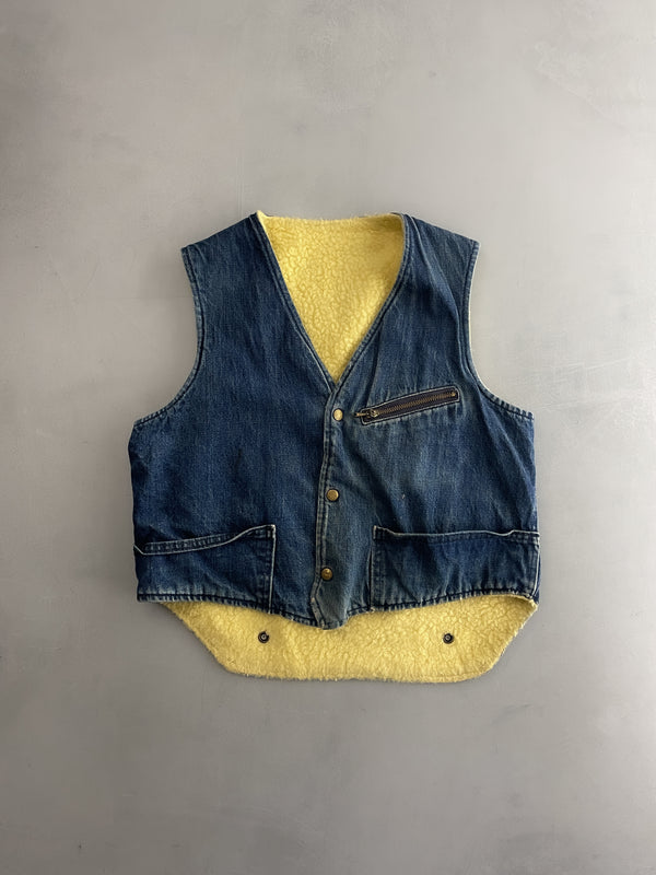 70's Carters Denim Vest [M]