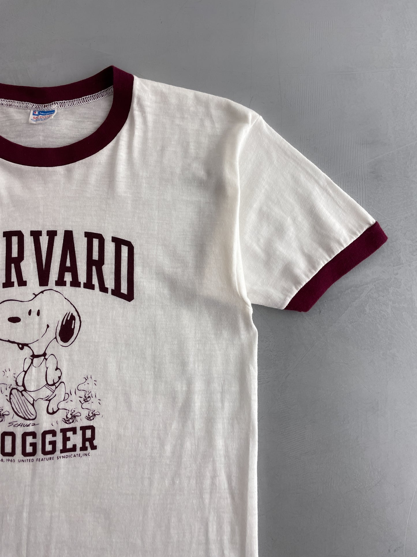 Champion Blue Bar Snoopy/Harvard Ringer [M]