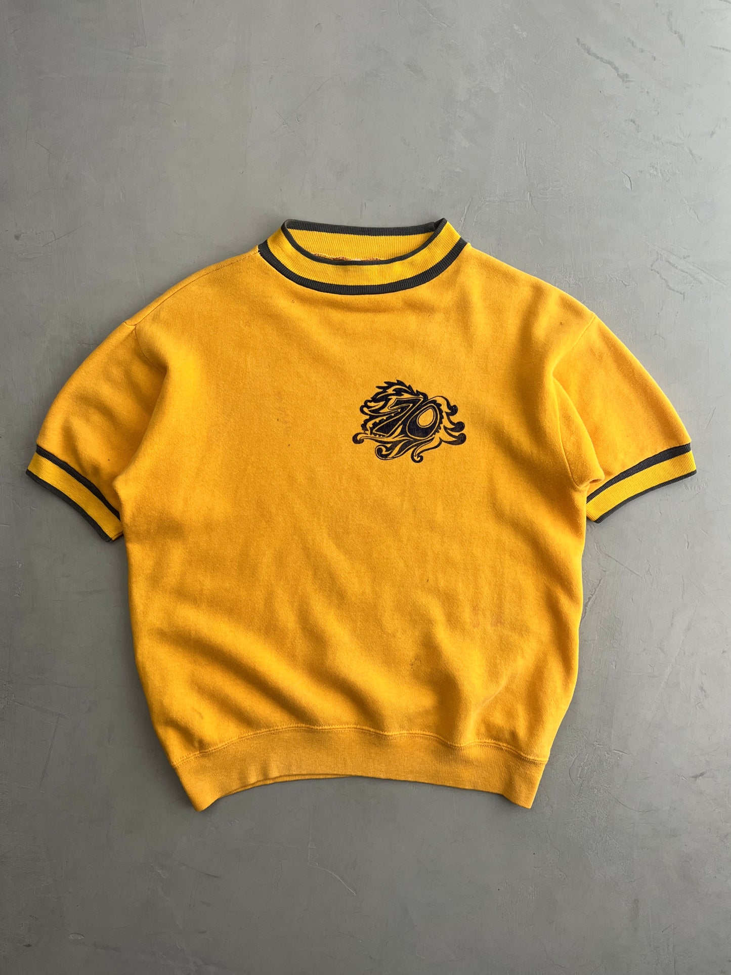 70's Short Sleeve Sweatshirt [S/M]