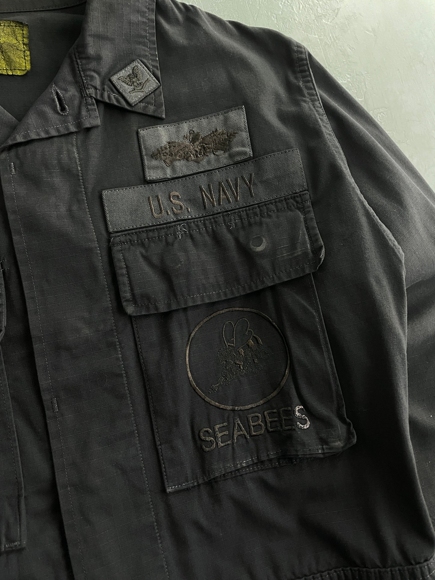 Overdyed U.S. Navy 'Seabees' Shirt [M]