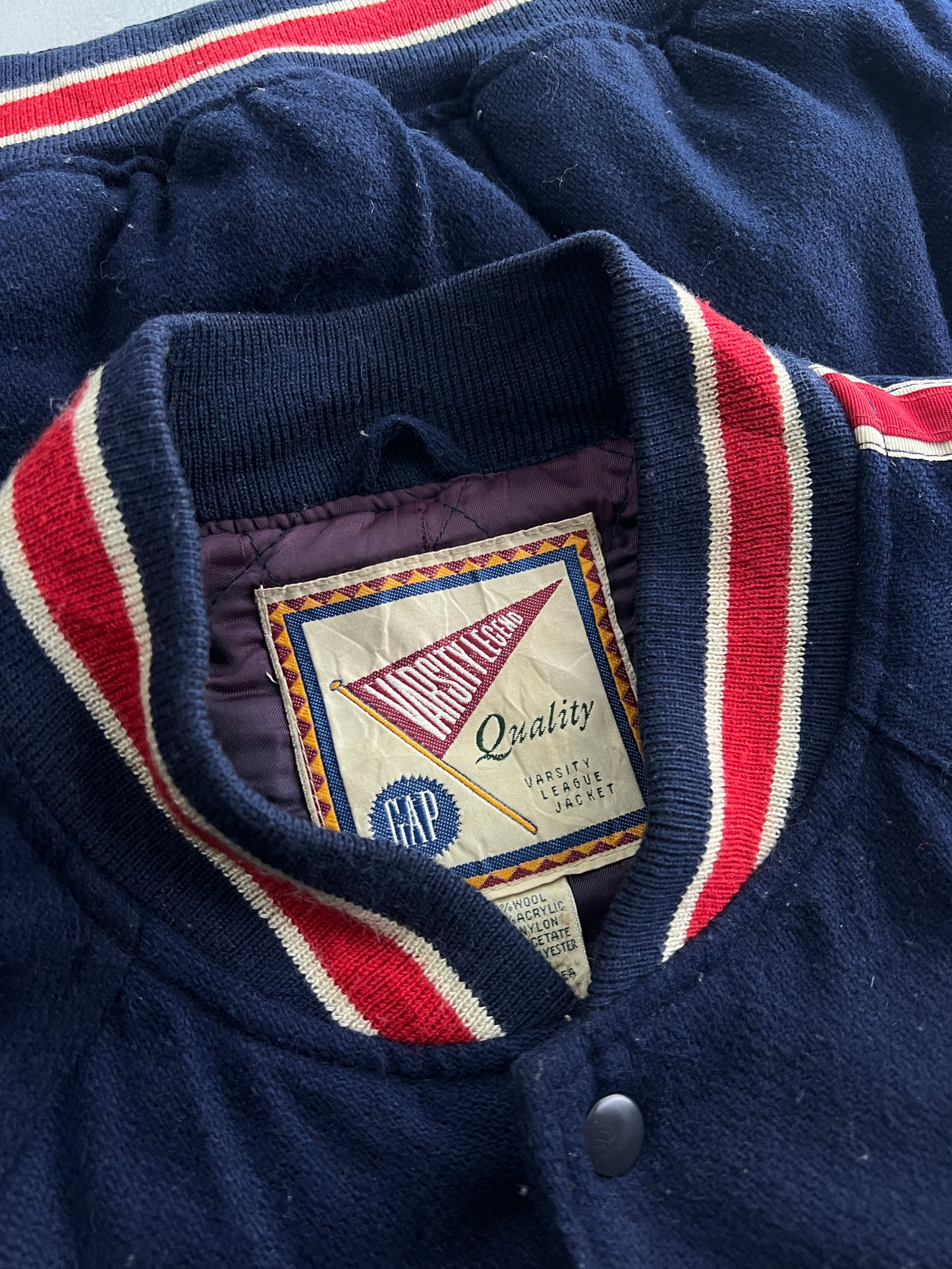 90's GAP Lettermen Jacket [XL]