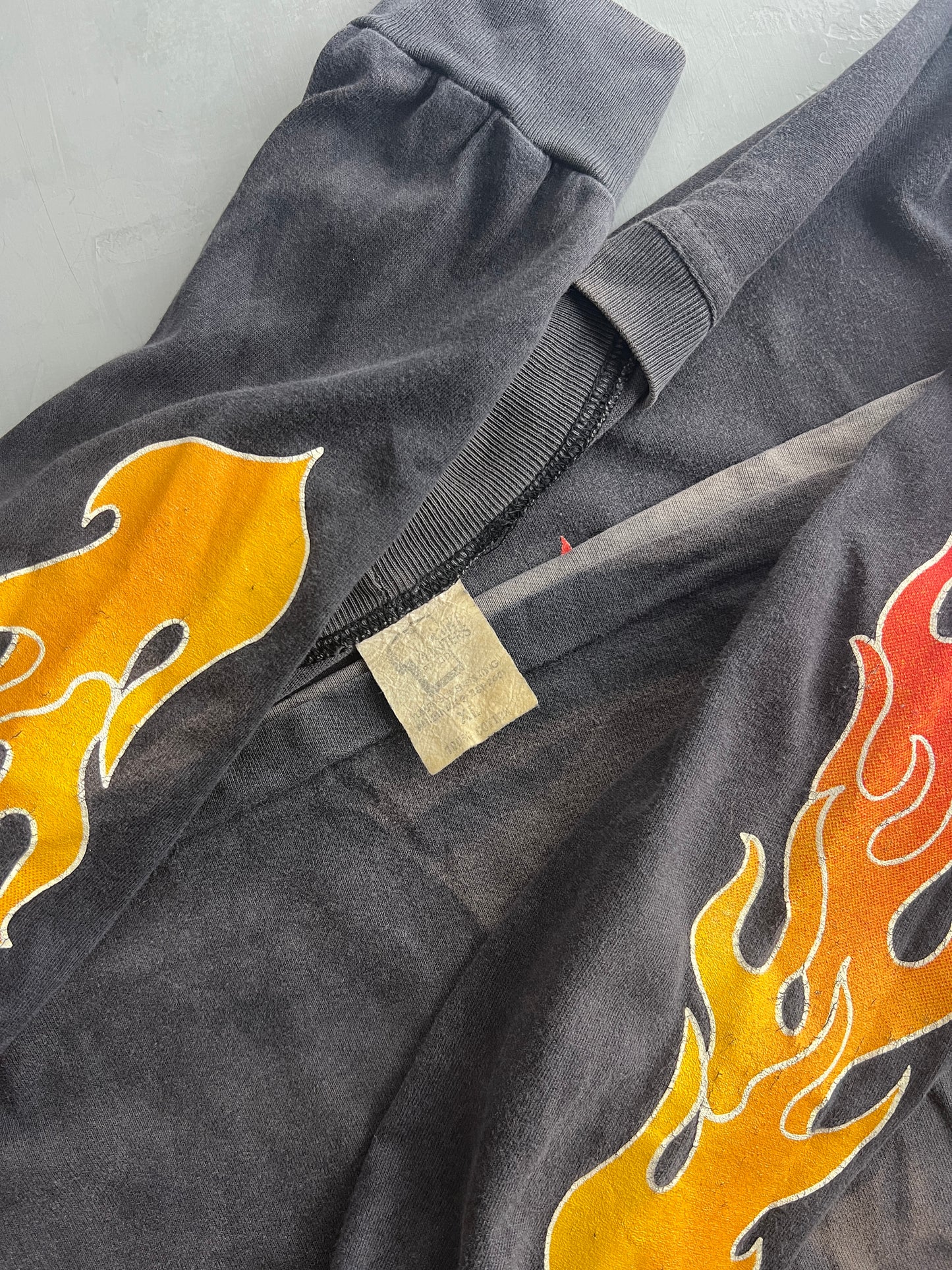 '94 Cramps 'Flame Job' Long Sleeve Tee [XL]