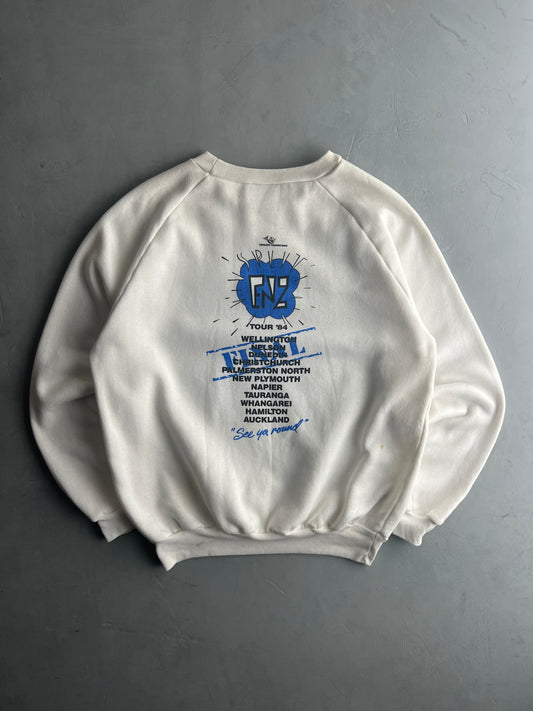 '84 Split Enz 'See Ya Round' Tour Sweatshirt [XL]