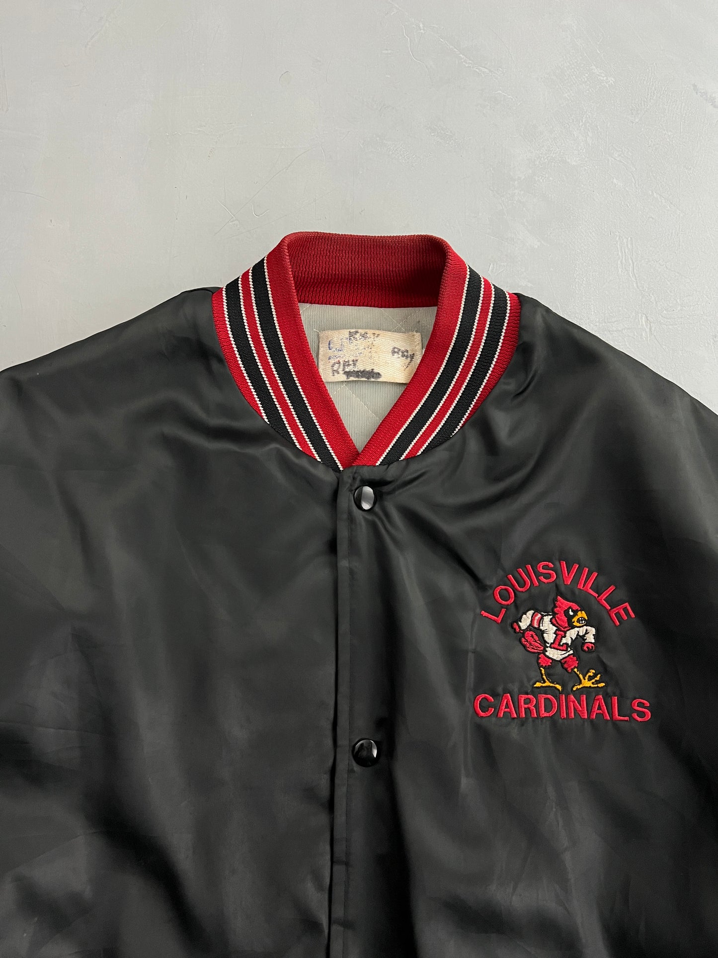 Louisville Cardinals Satin Bomber [L]