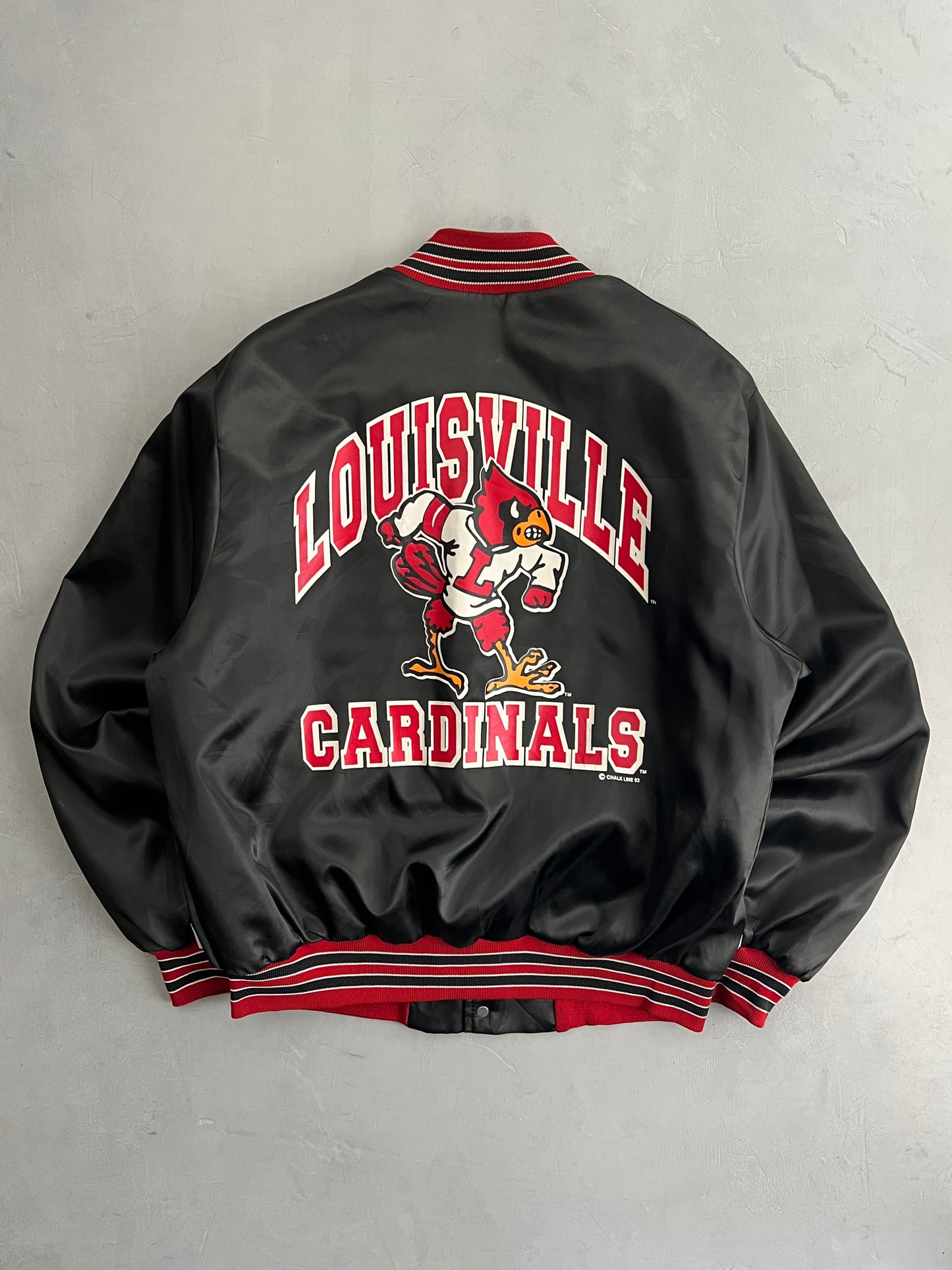 Louisville Cardinals Satin Bomber [L]