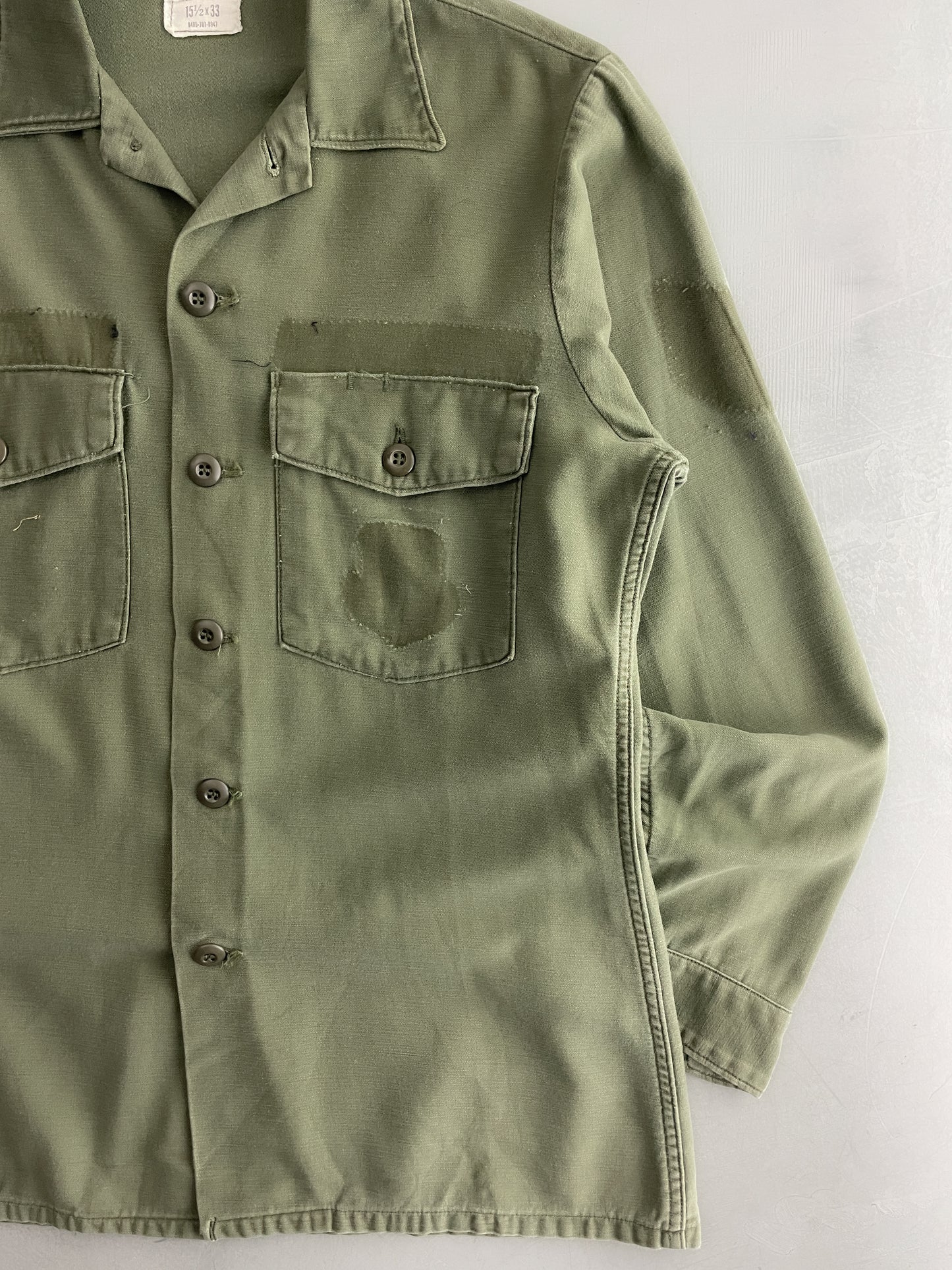 Sun-faded OG-107 U.S. Army Shirt [M/L]