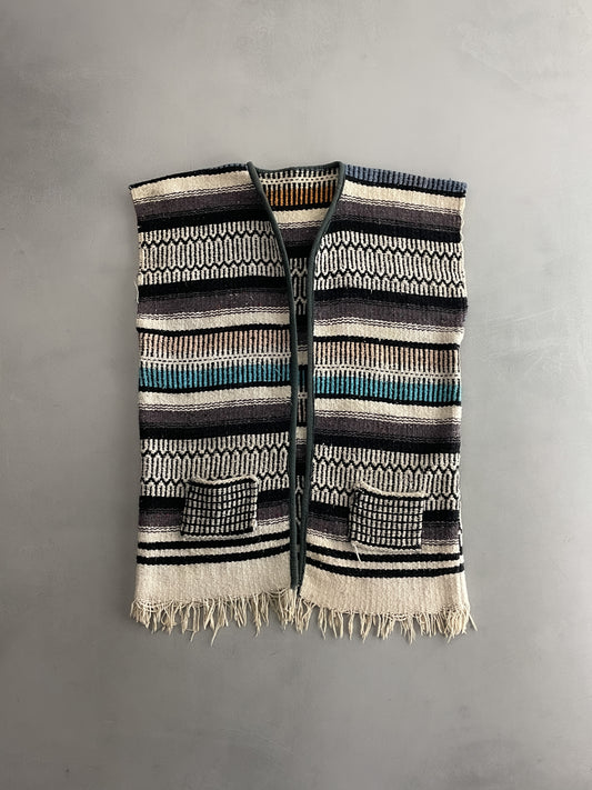 Mexican Serape Vest [M]