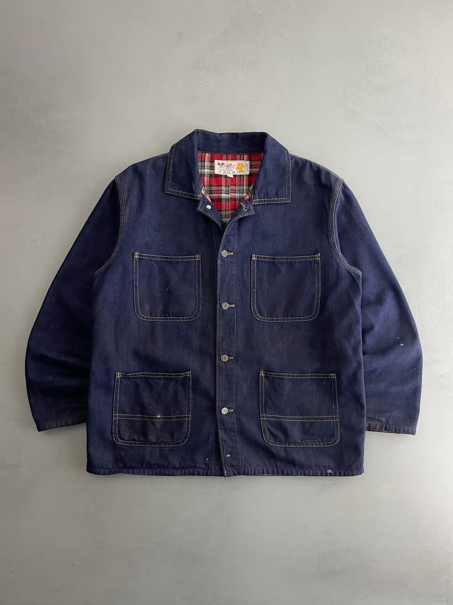 Golden Horse Flannel Lined Chore Jacket [L]