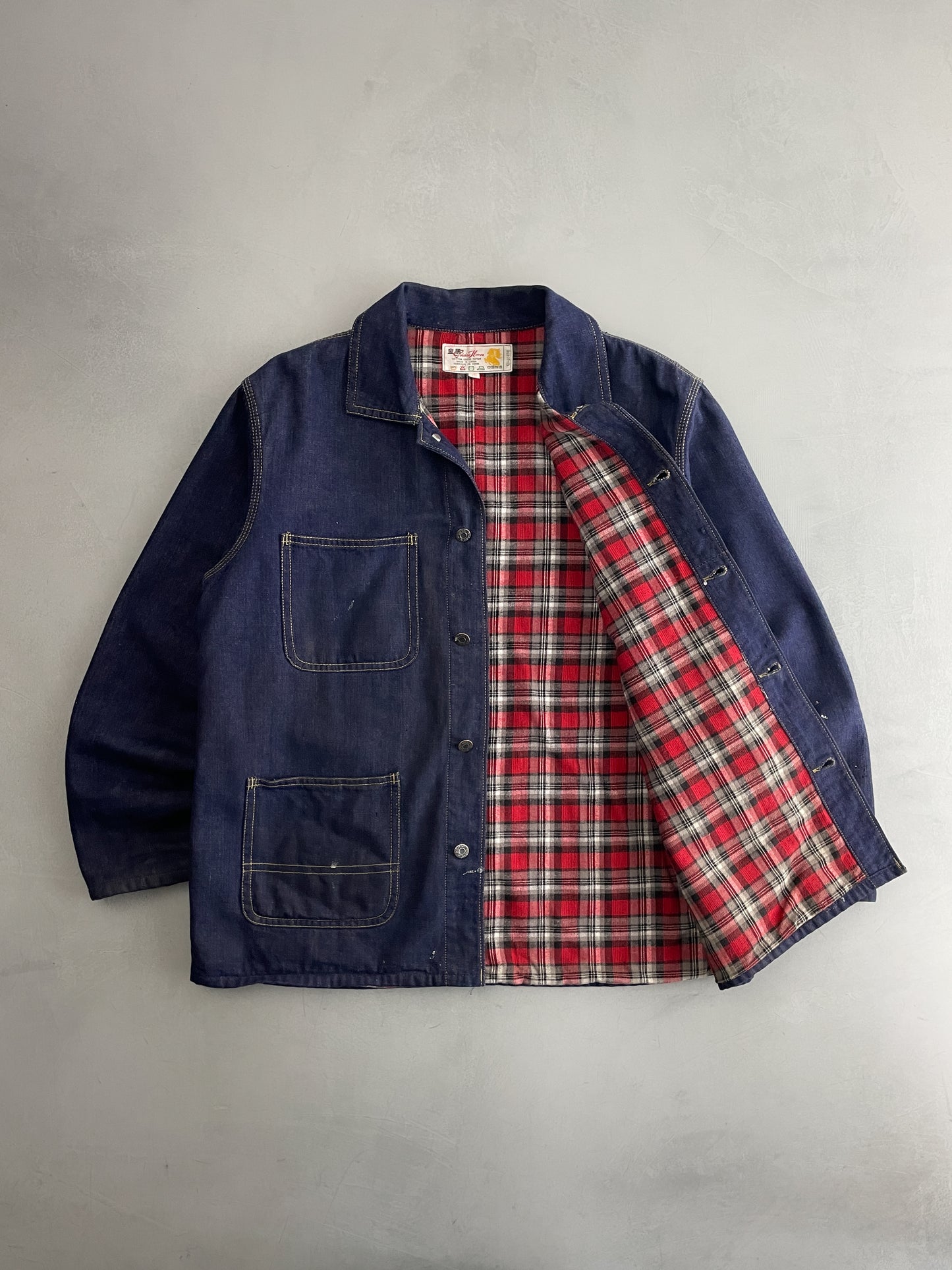 Golden Horse Flannel Lined Chore Jacket [L]