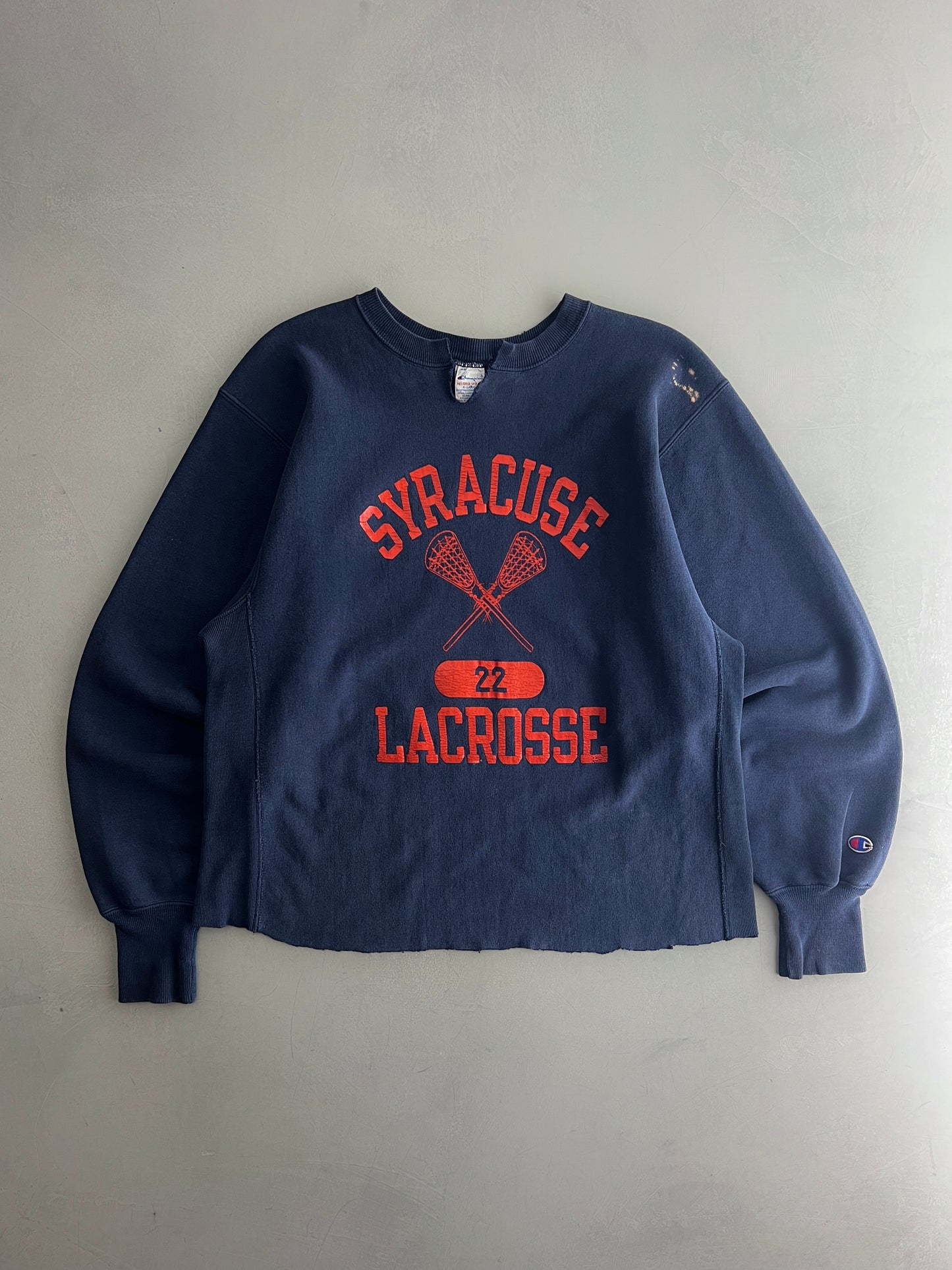 90's Champion Reverse Weave Syracuse Sweatshirt [L/XL]