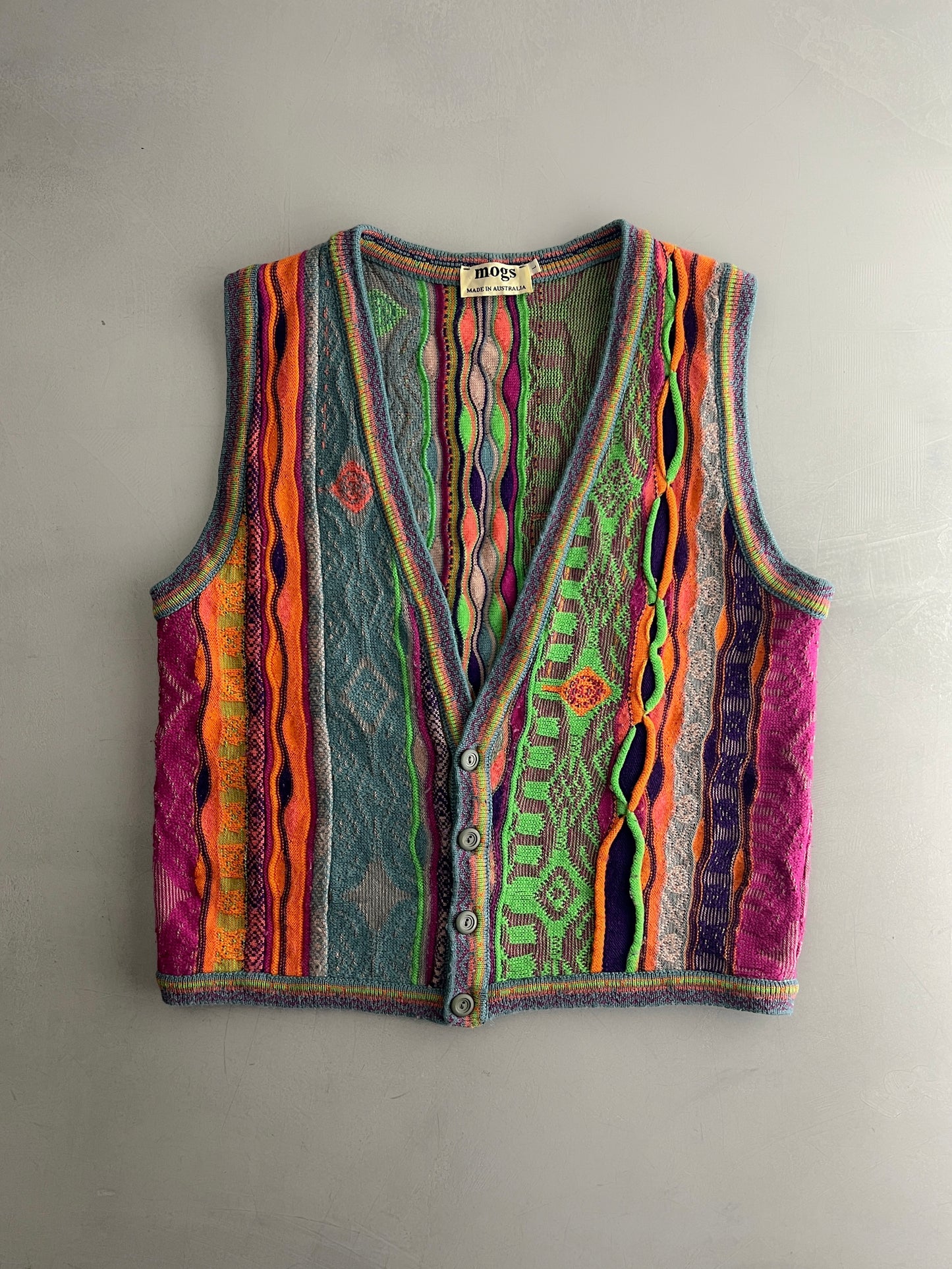 Mogs 'Coogi Style' Knit Vest [L]