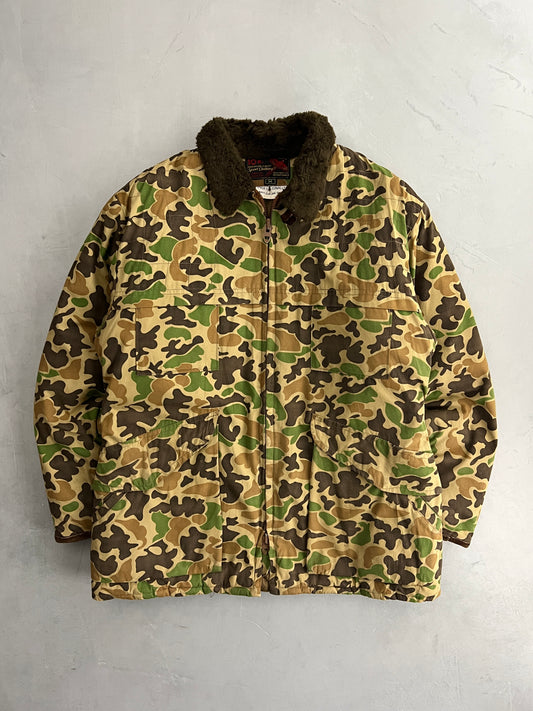 Quilted Camo Hunting Jacket [L]