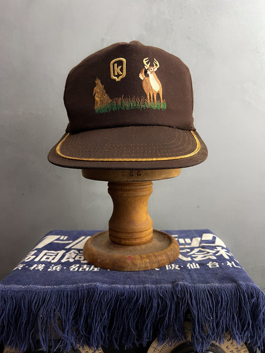 Deer Embroidery Cap